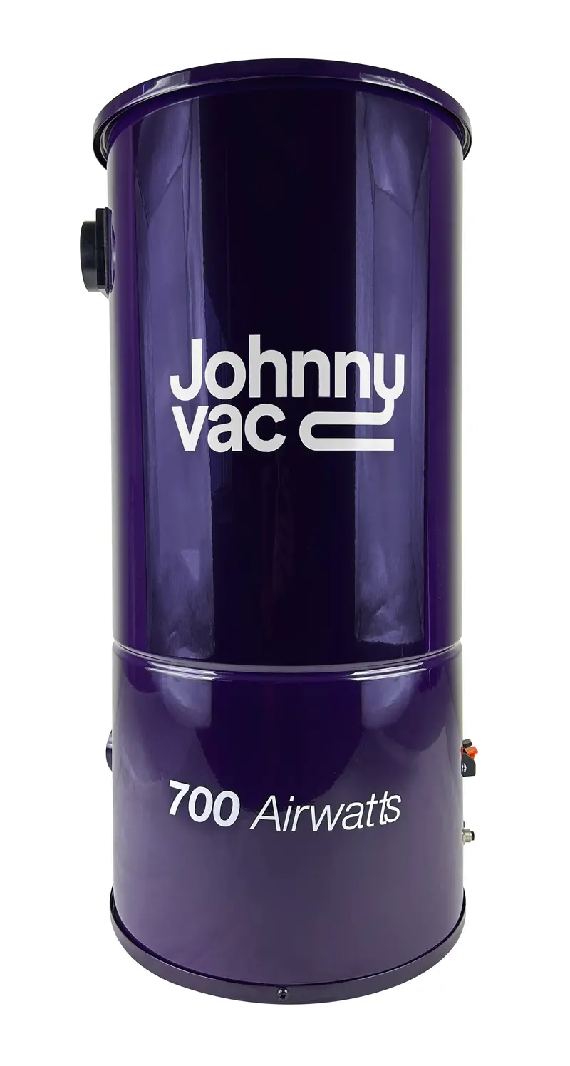 Johnny Vac JV700CA Quiet Central Vacuum – 700-Watt Airwatt with Replaceable Bags