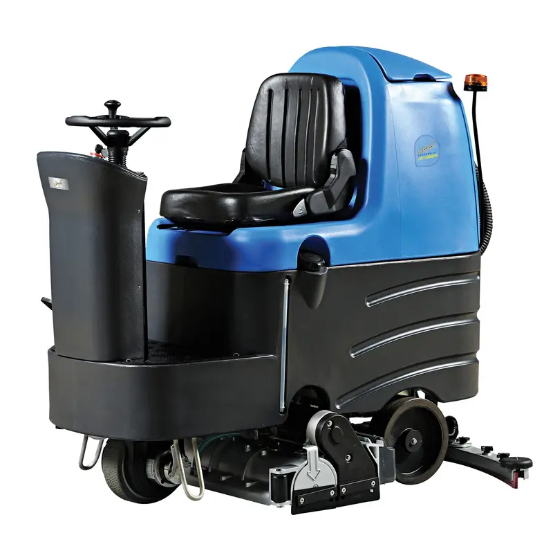 Johnny Vac JVC110RRBTN 2-in-1 Ride-On Roller Scrubber – 31.5″ (800 mm), 2-Year Warranty