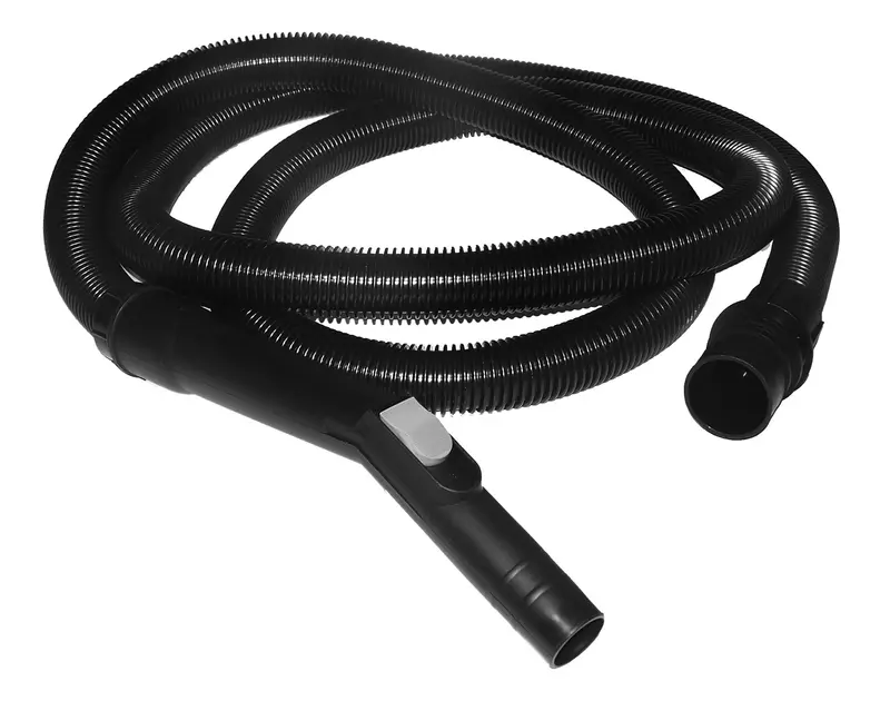 Johnny Vac Wet/Dry Vacuum Hose with Curved Handle – 10′ (3 m), 1¼” (32 mm), Black, Models JV101/JV125/JV115
