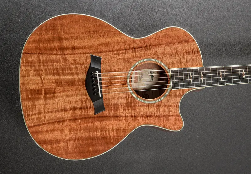 Koa Concert-Size Custom Acoustic Guitar – GA Body Style, 2022 Build