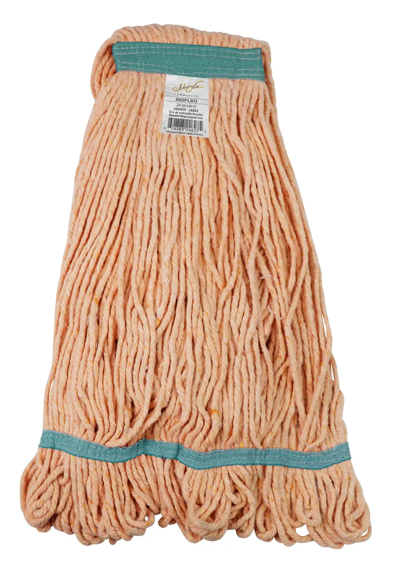 Large Loop-Style Narrow-Strip Synthetic Mop Head – Orange