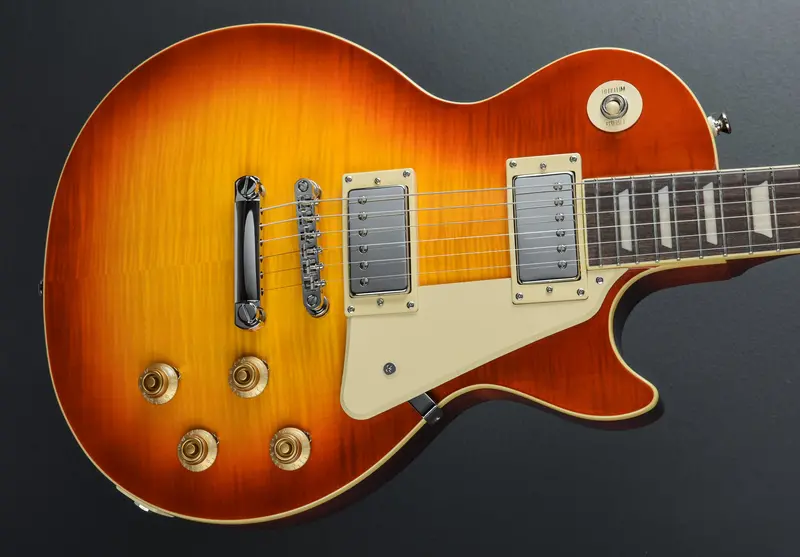 Les Paul Standard-Style Guitar (1950s Figured Top) – Washed Cherry