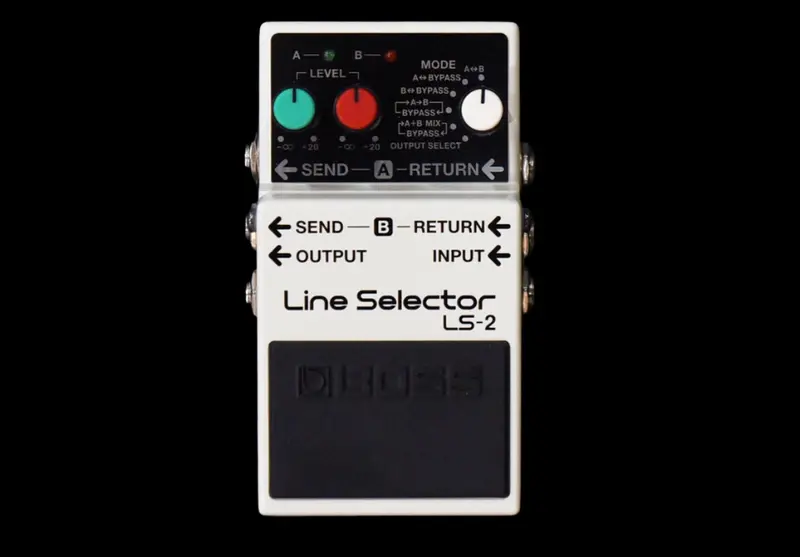 Line Selector LS-2 Switching Pedal for Seamless Signal Routing