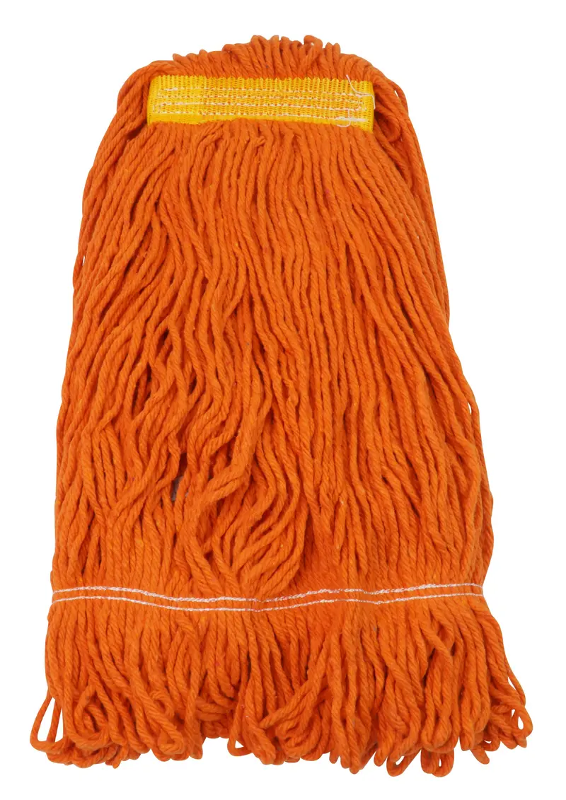 Loop-Tip Wet-Mopping Synthetic Mop Head – 24 oz (680 g) – Orange