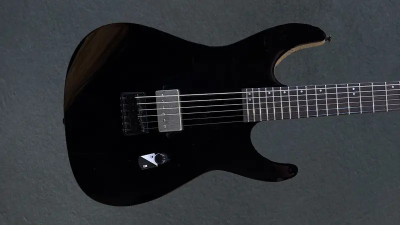 LTD M-201 Baritone Guitar – Black Gloss Finish