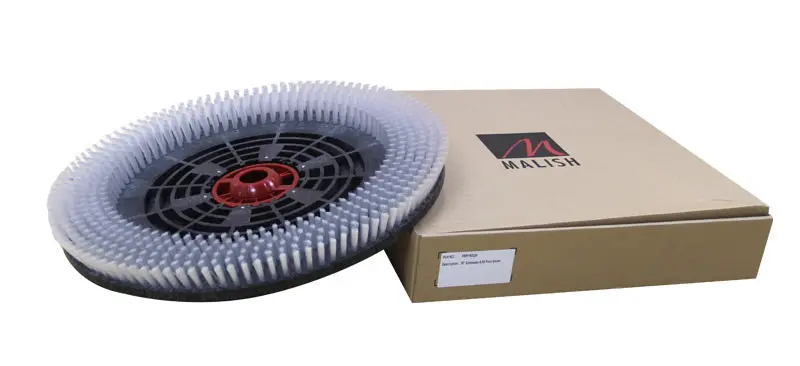 Malish JVC50BC White Nylon Floor Brush – 19-Inch Width