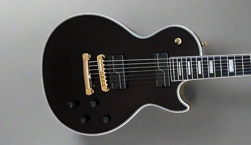 Matt Heafy Signature Les Paul Custom Origins 7-String Electric Guitar in Ebony
