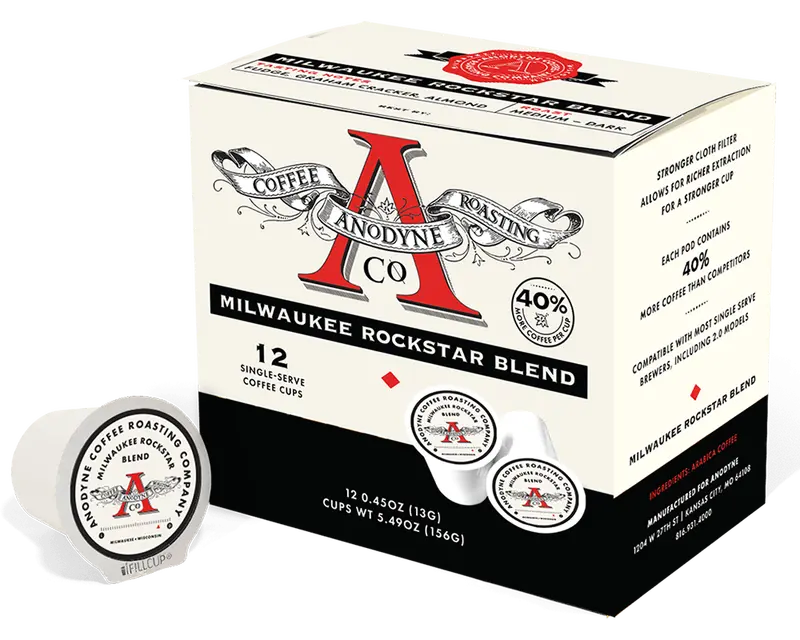 Milwaukee Rockstar Single-Serve Coffee Pods