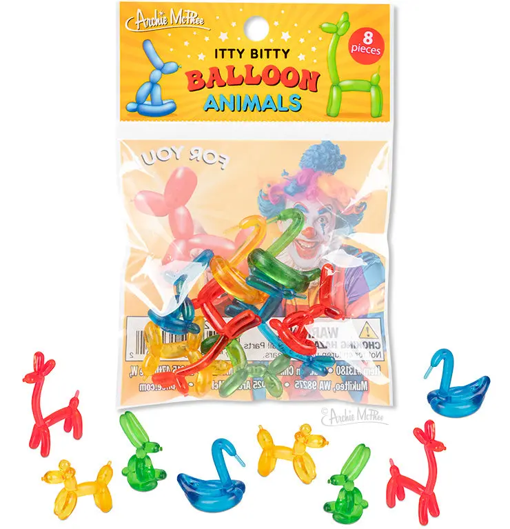 Mini Balloon Animal Assortment (8-Pack)