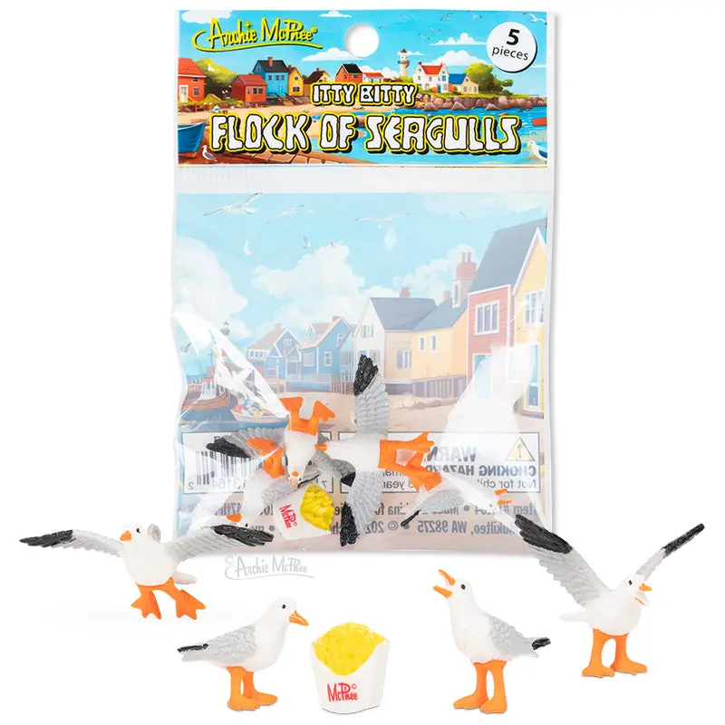 Mini Seagull Figurines – Pack of 5