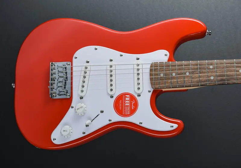 Mini Stratocaster Electric Guitar – Dakota Red