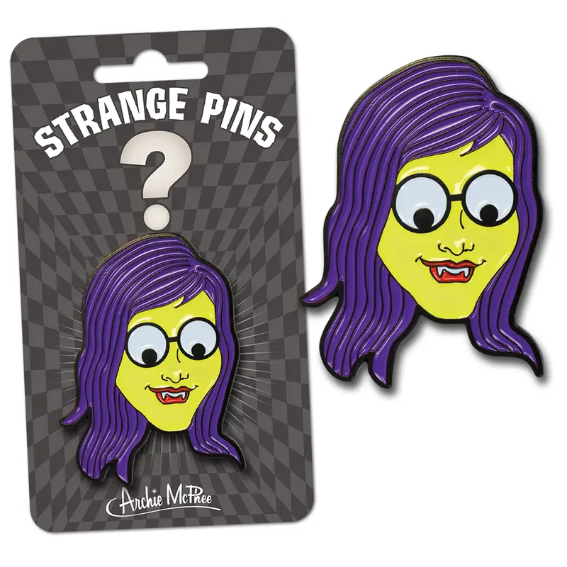 Monster Girl Enamel Pin – Cute Yet Spooky Collectible Badge