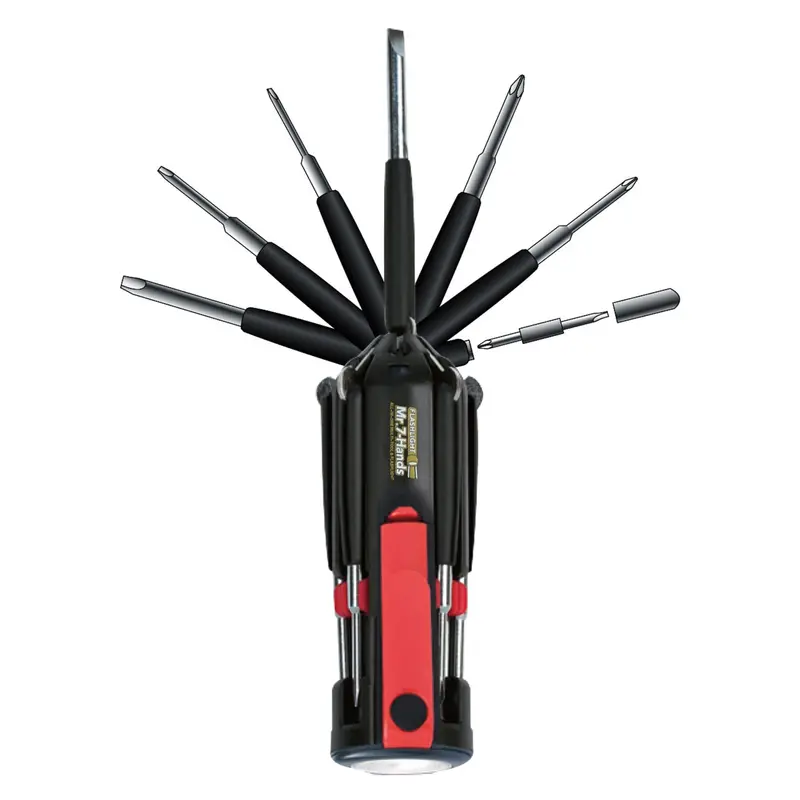 Mr. 7-Hands 7-Function LED Flashlight with Compact Design – DT1719