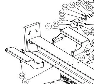 Northstar Log Cradle Support – Designed for SU-1-1 and W5 Trailers (790562)
