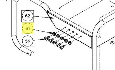 NorthStar Nozzle Holder Grommet – Reference #61, Sold Individually (NS2/W2)