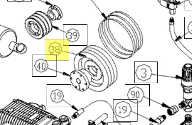 Northstar Sheave and Pulley Assembly – Durable V-Belt Drive Component (779526)