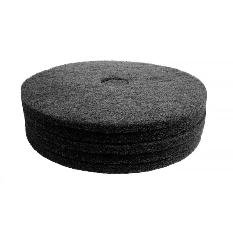 Norton 21″ (53.3 cm) Stripping Floor Pad – Black, Pack of 5