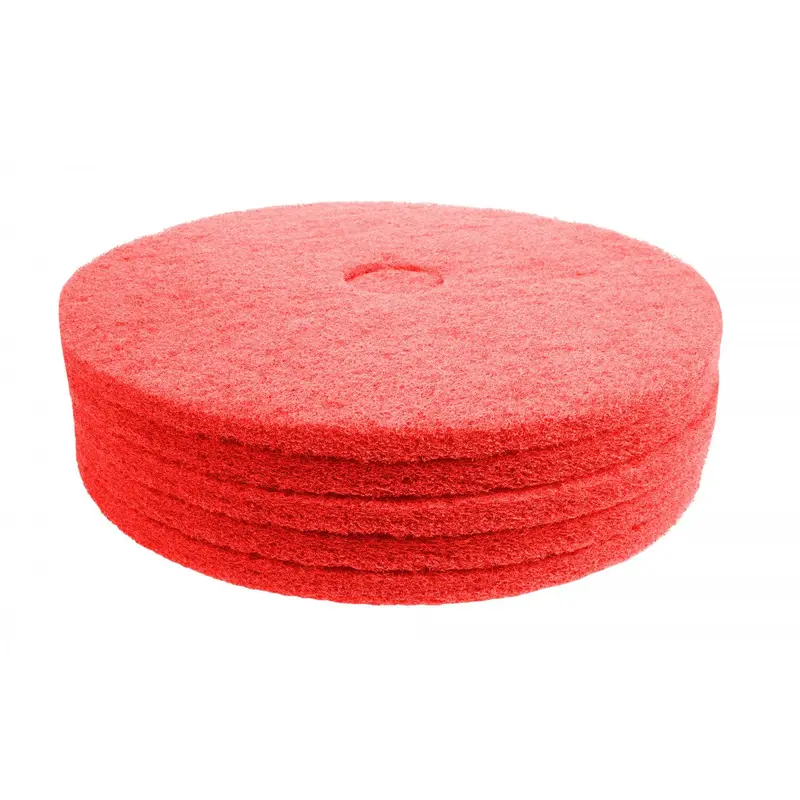 Norton 21″ (53.3 cm) Super-Polishing Floor Pad – Red, Pack of 5