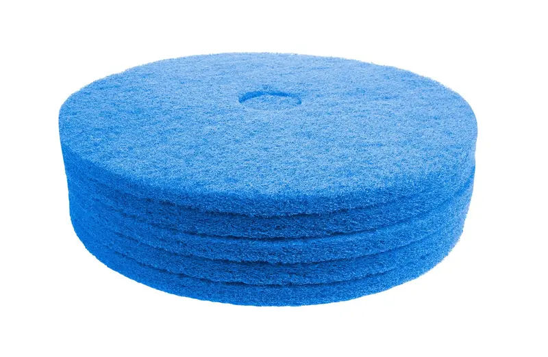 Norton Floor Polisher Pads – Blue Scrubbing Pads – 19″ (45.7 cm) – Pack of 5