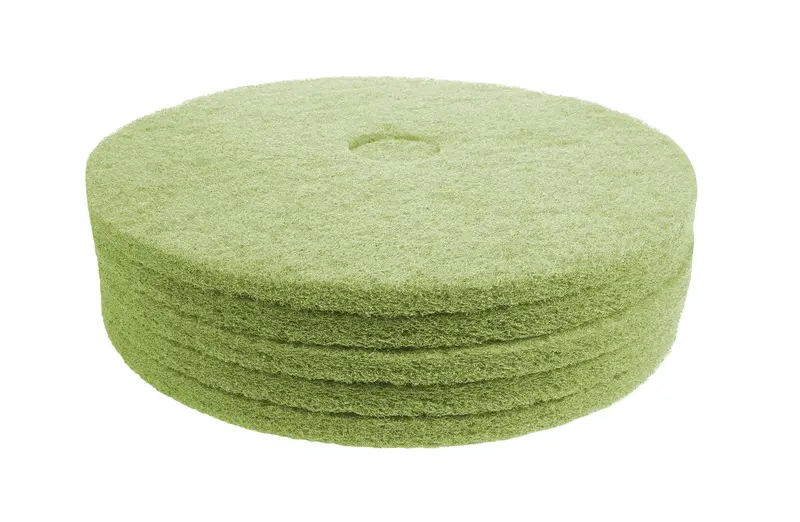 Norton Floor Polisher Pads – Green Scrubbing Pads – 19″ (45.7 cm) – Pack of 5