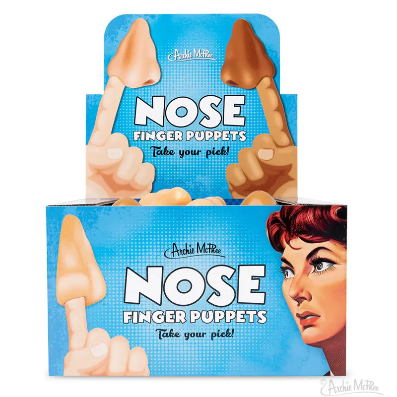 Nose-Mounted Finger Puppets – Bulk Box