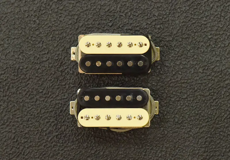 PAF-Inspired Humbucker Pickup Set – Zebra Coil Color Scheme