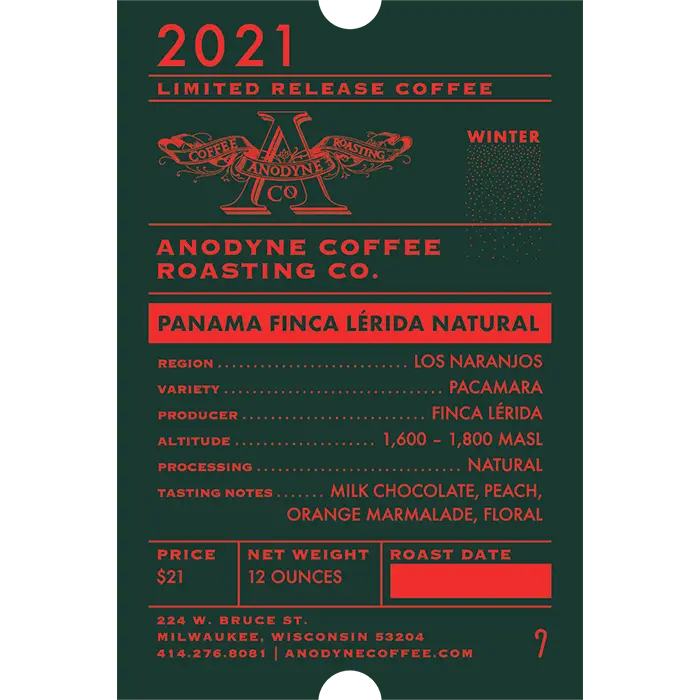Panama Finca Lérida Natural-Process Gesha Coffee