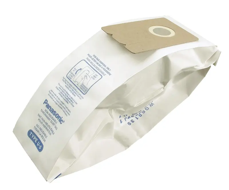 Paper Vacuum Bag for Panasonic U6 – Pack of 6
