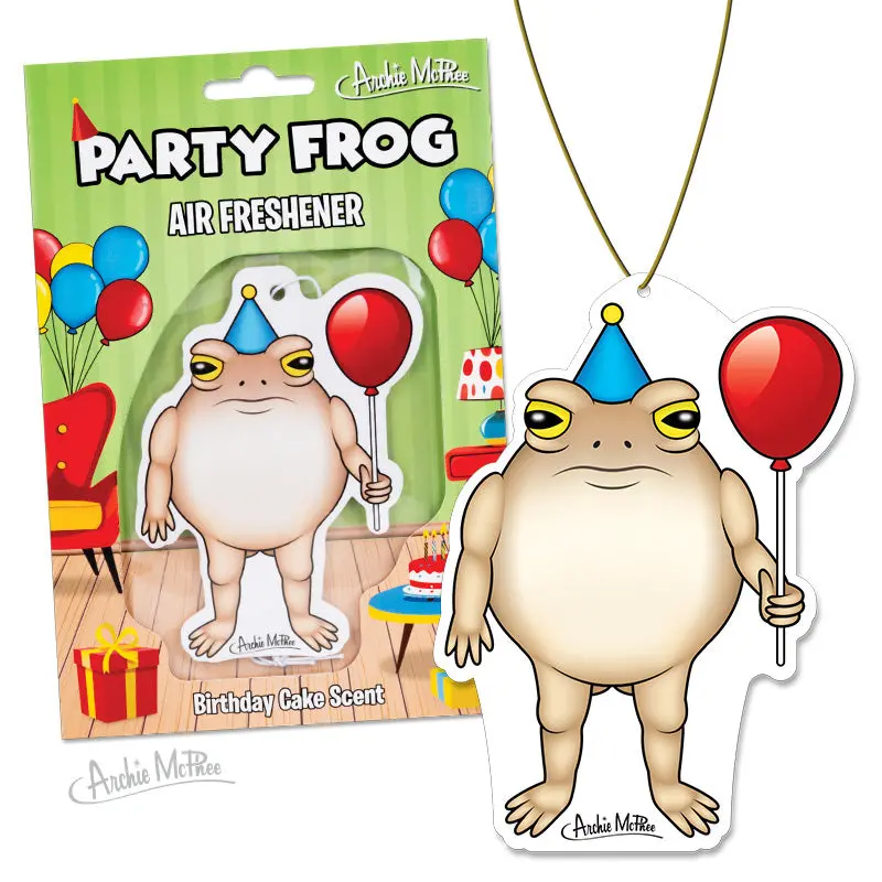 Party Frog Themed Car Air Freshener – Fun, Long-Lasting Fragrance
