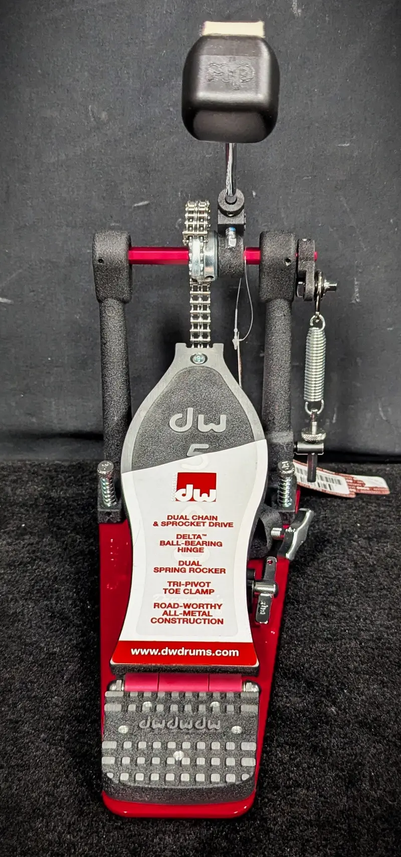 Pearl 5000 Series Single Bass Drum Pedal with Turbo Cam Mechanism