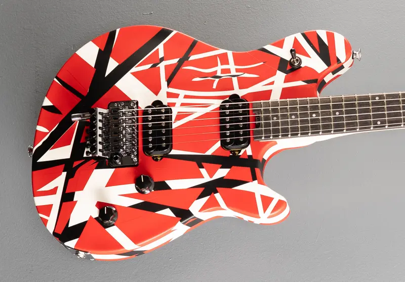 Peavey Wolfgang Special Striped – Red/Black/White Finish