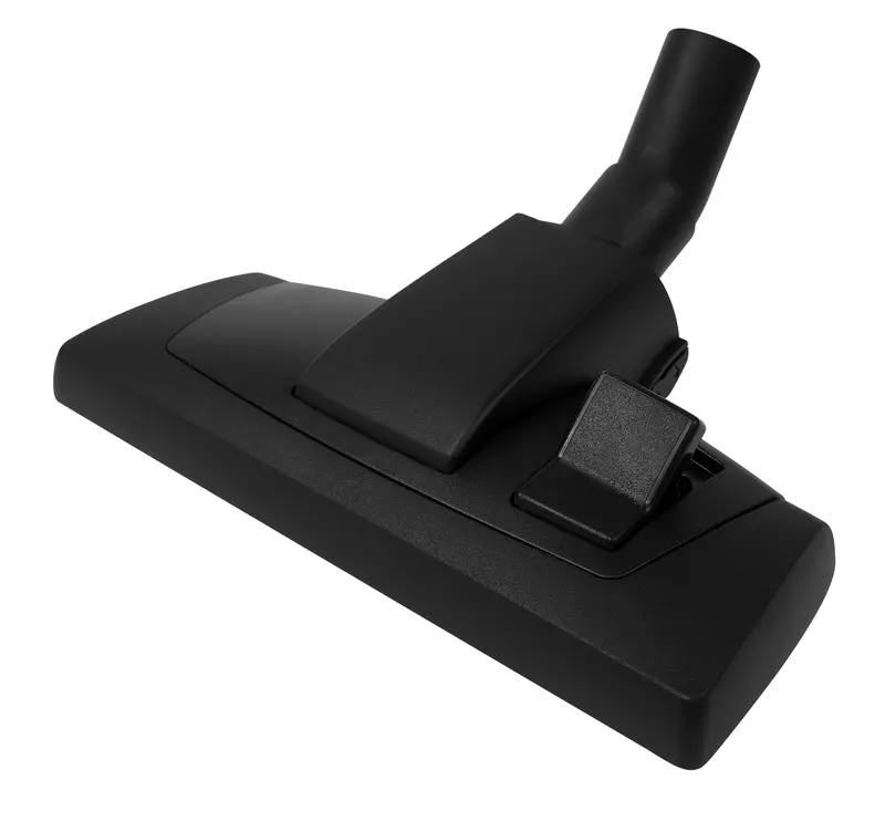 Premium Dual-Surface Brush: 11″ (27.9 cm) Carpet & Hard Floor Brush with Foot Pedal – Black
