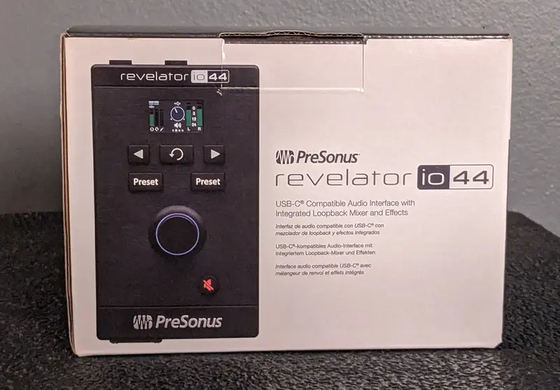 PreSonus Revelator io44 USB-C Audio Interface – Latest Generation