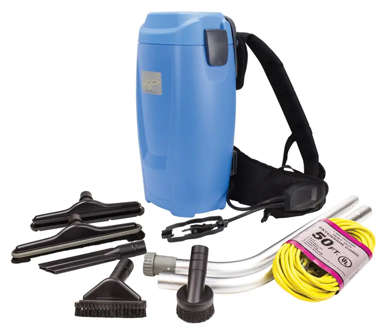 Professional Backpack Vacuum – Johnny Vac, 5.65-Liter Capacity with HEPA Filtration & Ergonomic Harness