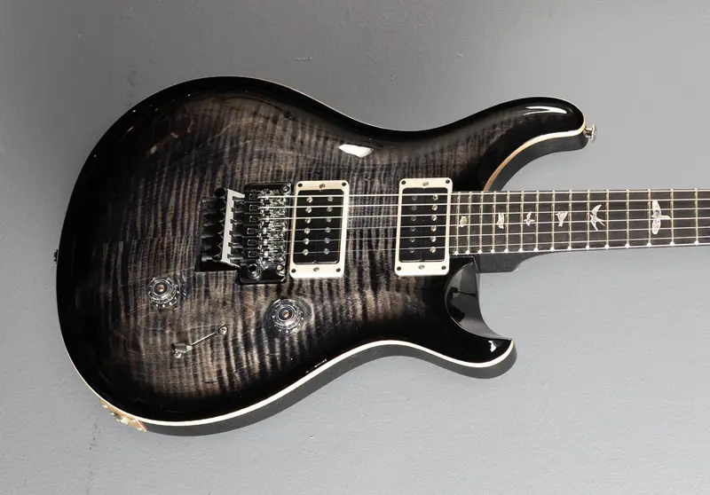 PRS Custom 24 Floyd Rose Electric Guitar in Charcoal Burst