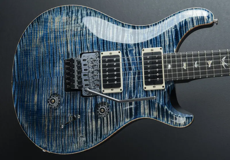 PRS Custom 24 Floyd Rose – Faded Whale Blue with 10-Top Maple