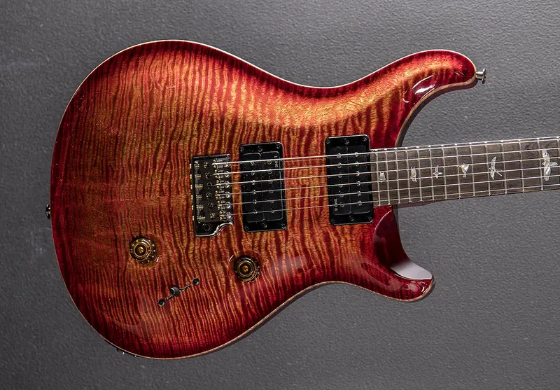 PRS Custom 24 Mango Top Electric Guitar – Blood Orange Limited Edition