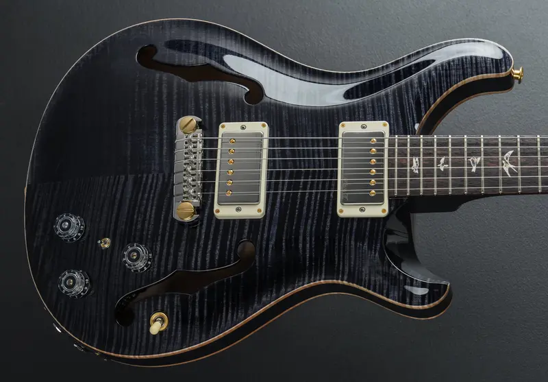 PRS Hollowbody II Piezo – 10-Top Maple Cap, Gray-Black Finish