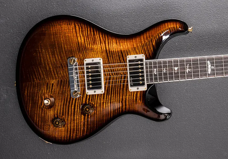 PRS McCarty 10 Top – Black Gold Wraparound Burst