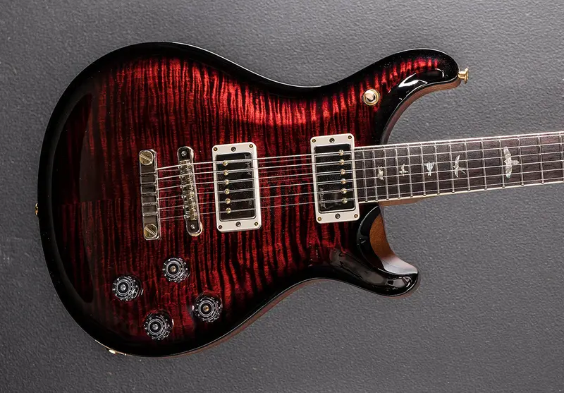 PRS McCarty 594 10-Top Electric Guitar – Fire Red Smokeburst Finish