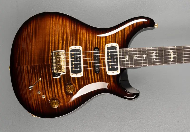 PRS Modern Eagle V 10-Top Electric Guitar – Alternate Black Gold Wraparound Burst