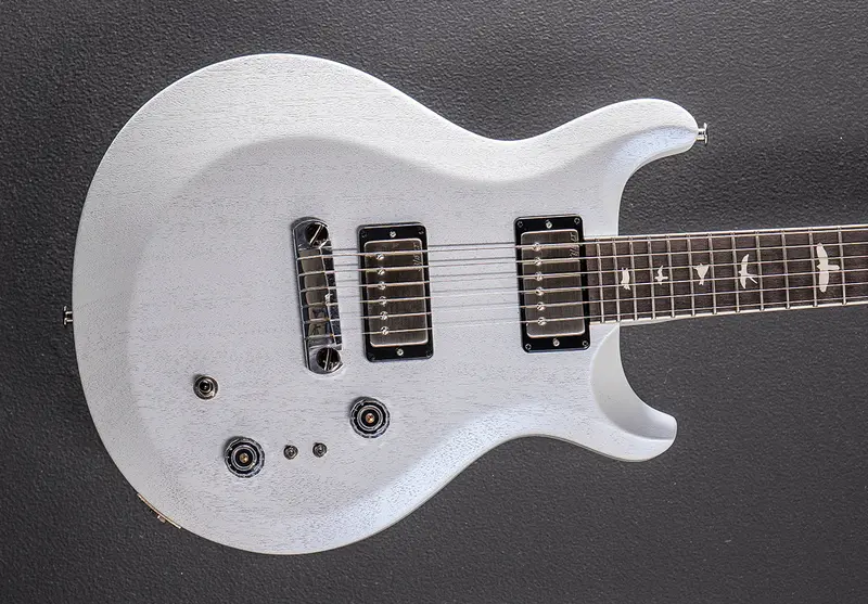 PRS S2 Mira 594 Satin Electric Guitar – Pearl White
