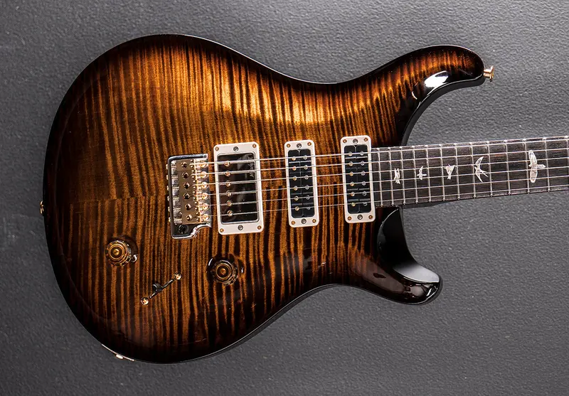 PRS Studio 10 Top Electric Guitar – Black Gold Wraparound Burst