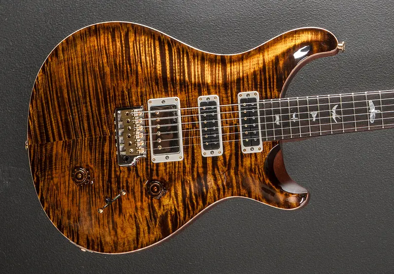 PRS Studio Wood Library Limited Edition – Yellow Tiger Finish with Brazilian Rosewood