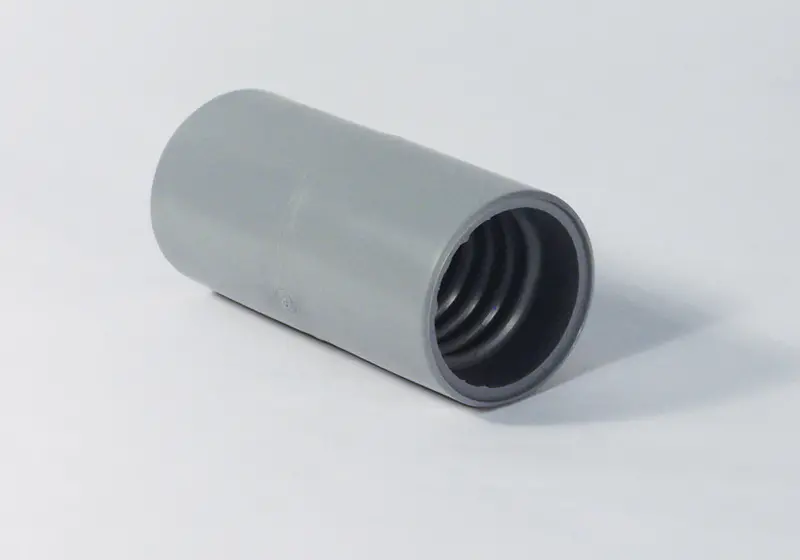 Reinforced 1-1/4″ Vacuum Hose End for 1-1/2″ Accessories – Gray