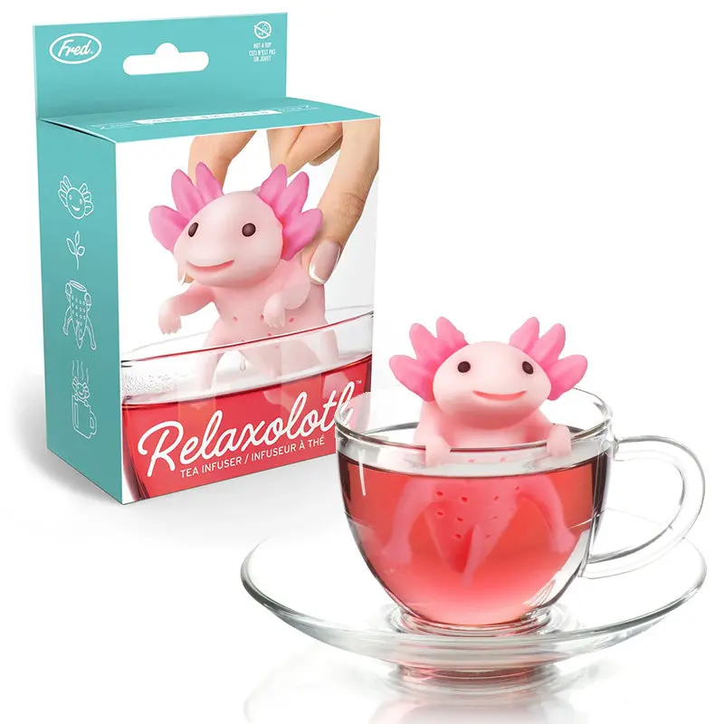 Relaxolotl Ceramic Tea Infuser