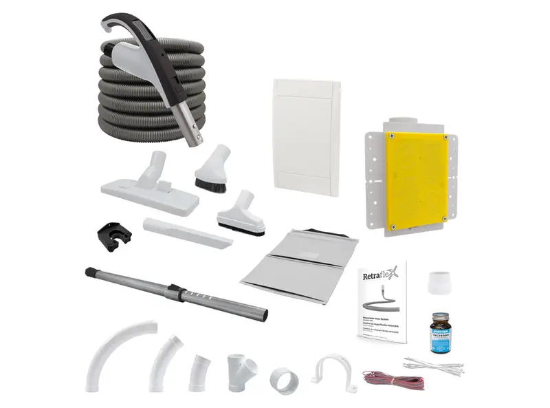 Retraflex Retractable Hose Installation Kit – 30 to 60 Feet with Accessories