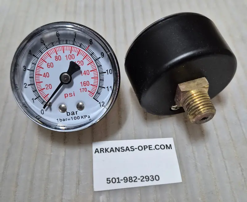 ROLAIR 330004000F 170 PSI Pressure Gauge – 1/4″ Back-Mount Configuration