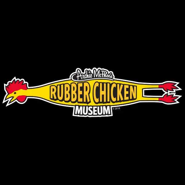 Rubber Chicken Museum Vintage-Style T-Shirt