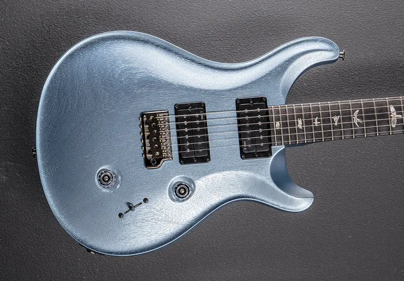 S2 Standard 24 Satin Electric Guitar – Frost Blue Metallic Finish